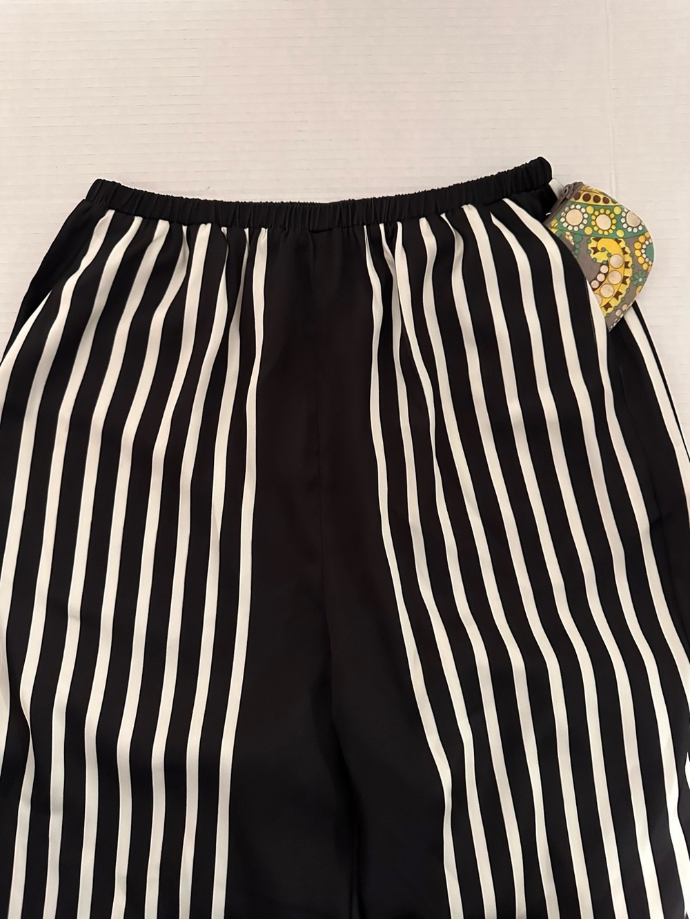 Commense Black & White Striped Wide-Leg Pants - Picture 8 of 8